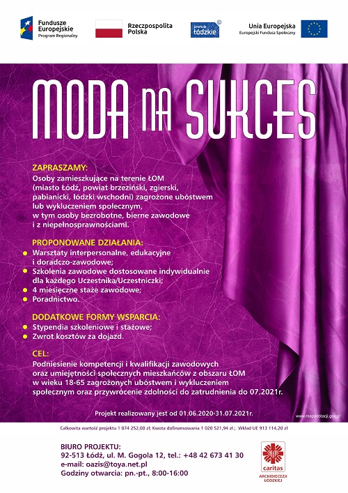 Moda na sukces plakat 500